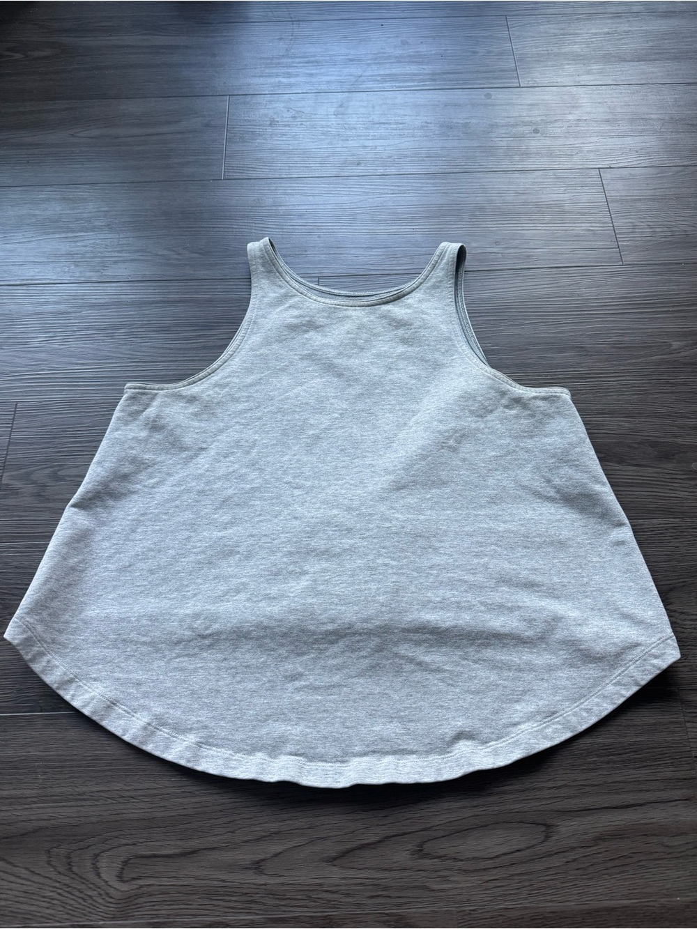 lululemon athletica Light Gray Relaxed Scoop Tank